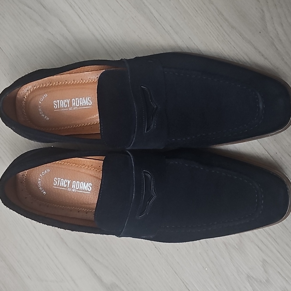 Stacy Adams Colfax Moc Toe Penny Slip On